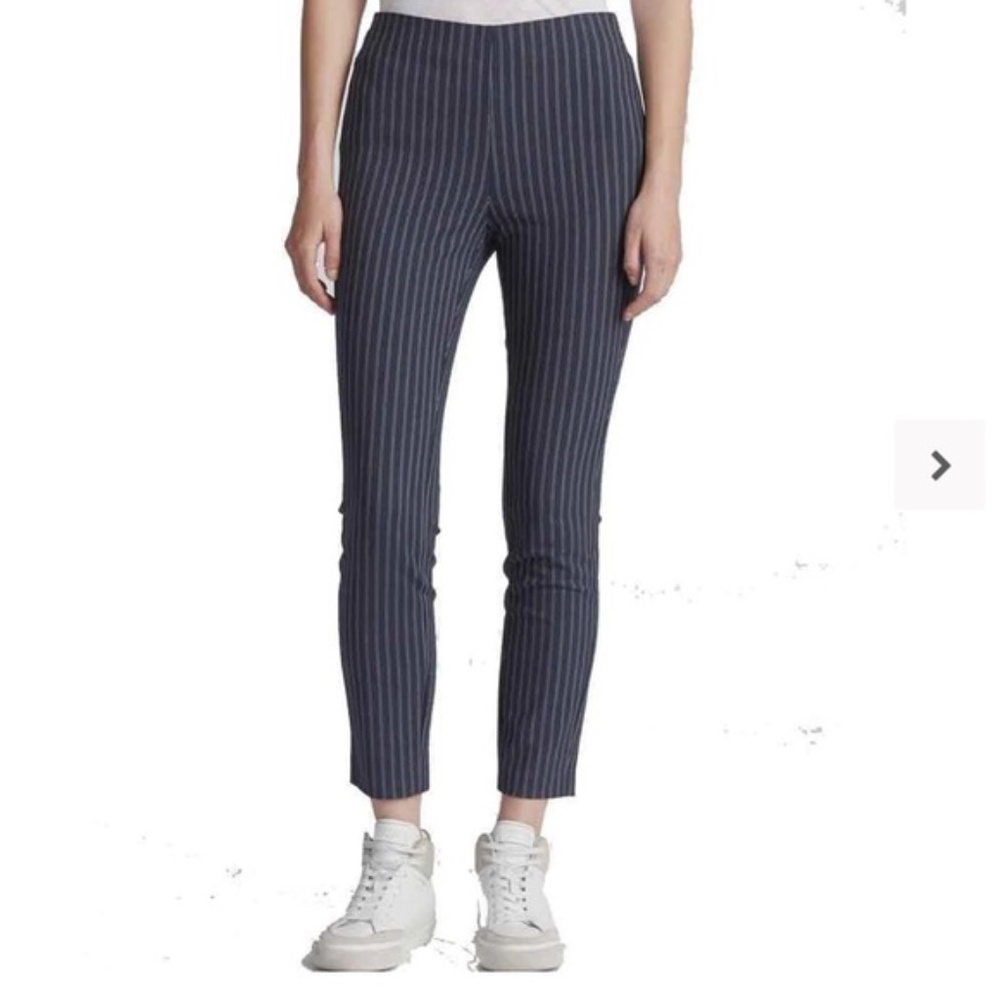 NWT $295 Rag & Bone Simone black and white striped pants size 10